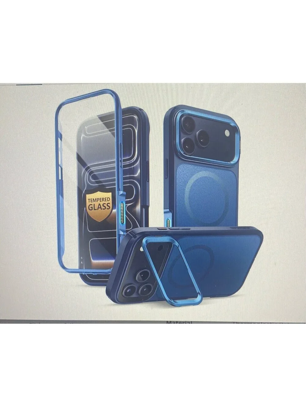i-Blason Case for iPhone 17 Pro Azure Blue